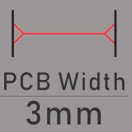 PCB minimum Width