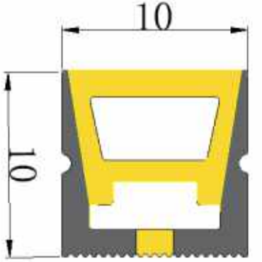 top view neon lights cover 10x10