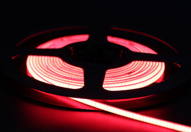 Reel to Reel COB RED LED Strips