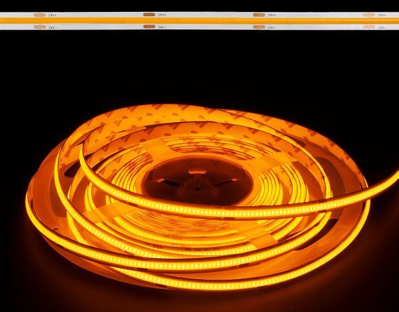 COB LED STRIP 20m 384 LEDs 10mm Amber