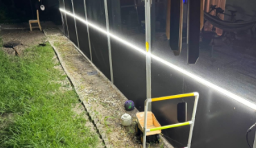 cob led strip 15m back yard