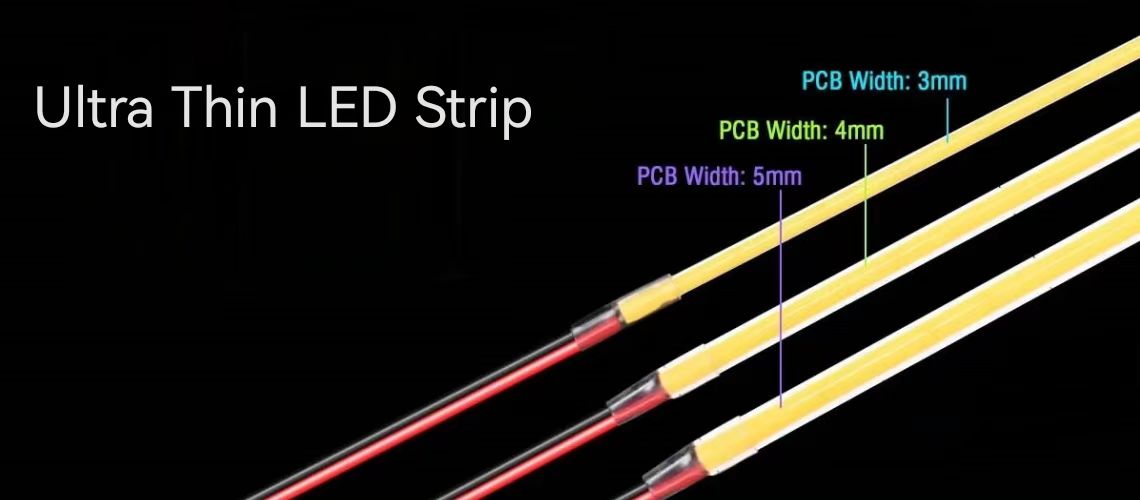 Ultra thin COB led strip