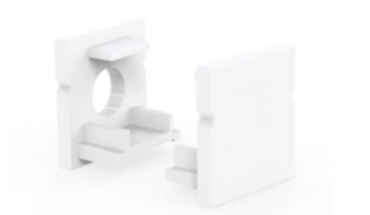 LED Strip Diffuser End Caps