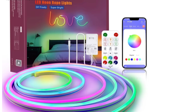 Neon RGB LED Strip color box