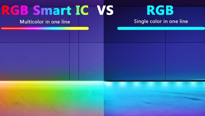 5v cob led strip RGB&RGBIC